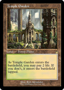 Temple Garden (Retro Frame) [RVR - 414] - Cartes Sportives Rive Sud