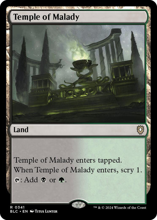 Temple of Malady [BLC - 341] - Cartes Sportives Rive Sud
