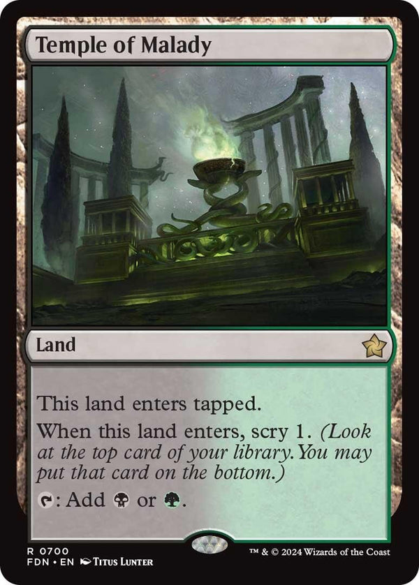 Temple of Malady [FDN - 700] - Cartes Sportives Rive Sud