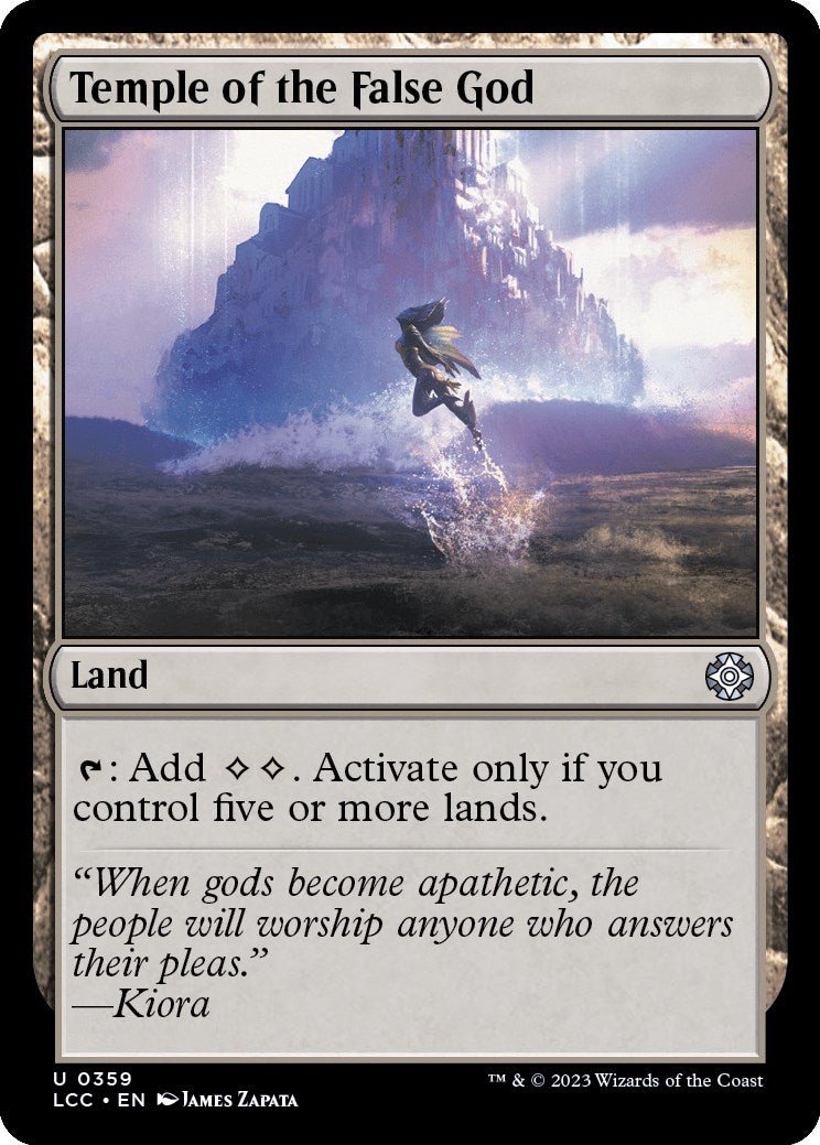 Temple of the False God [LCC - 359] - Cartes Sportives Rive Sud