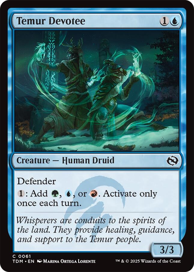 Temur Devotee [TDM - 61] - Cartes Sportives Rive Sud