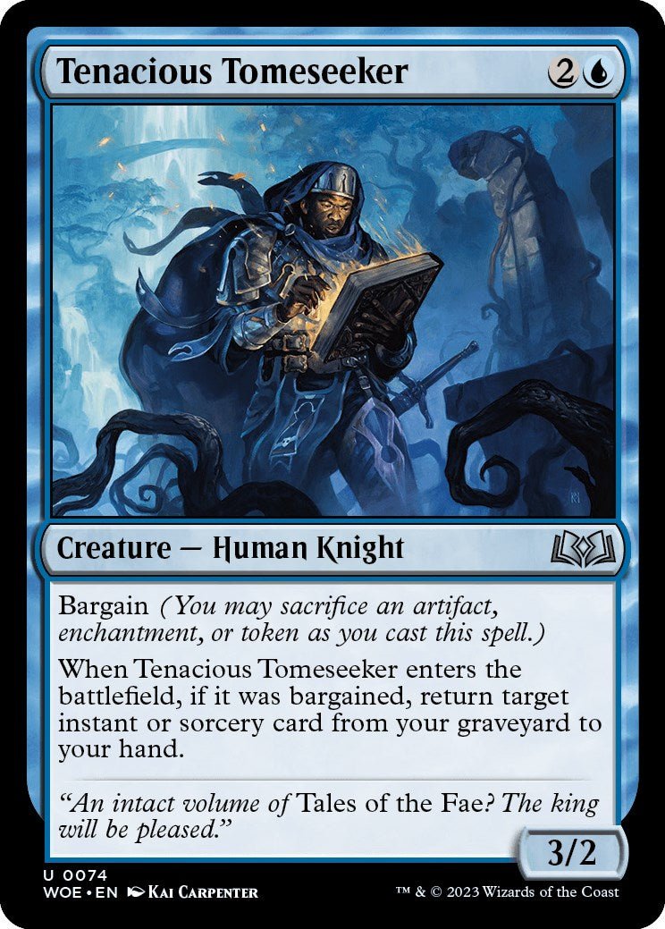 Tenacious Tomeseeker [WOE - 74] - Cartes Sportives Rive Sud