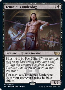 Tenacious Underdog [SNC - 97] - Cartes Sportives Rive Sud