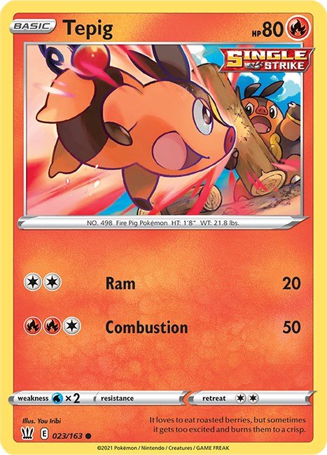 Tepig [SWSH05 - 023/163] - Cartes Sportives Rive Sud