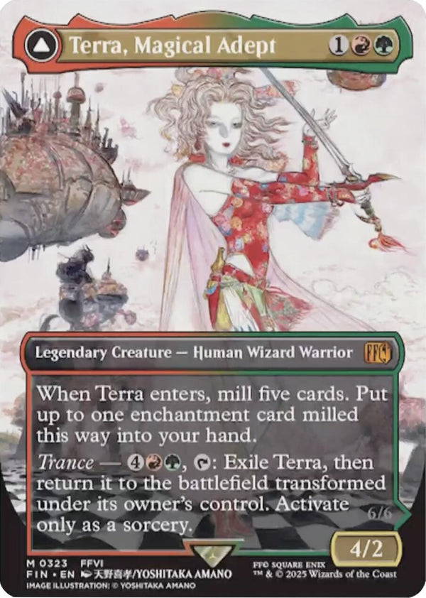Terra, Magical Adept (Borderless) [FIN - 323] - Cartes Sportives Rive Sud