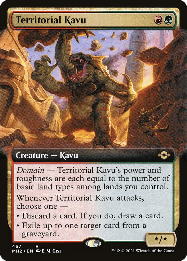 Territorial Kavu (Extended Art) [MH2 - 467] - Cartes Sportives Rive Sud