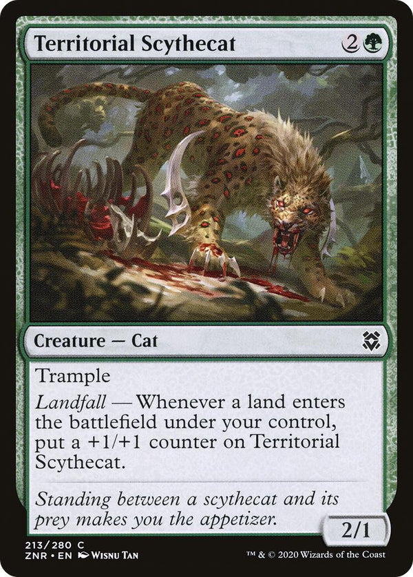 Territorial Scythecat [ZNR - 213] - Cartes Sportives Rive Sud