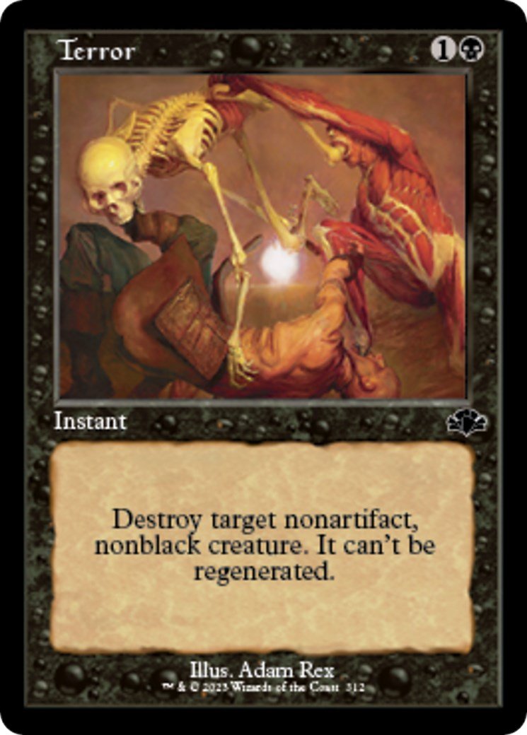 Terror (Retro Frame) [DMR - 312] - Cartes Sportives Rive Sud
