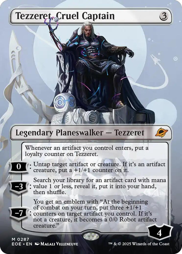 Tezzeret, Cruel Captain (Borderless) [EOE - 287] - Cartes Sportives Rive Sud