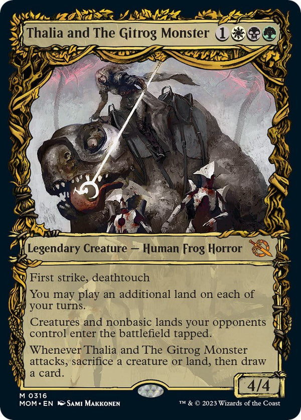 Thalia and The Gitrog Monster (Showcase) [MOM - 316] - Cartes Sportives Rive Sud