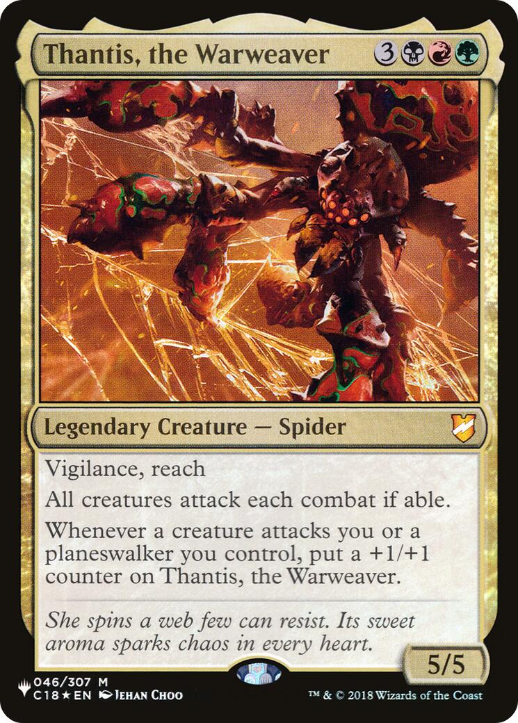 Thantis, the Warweaver [LIST - 046/307] - Cartes Sportives Rive Sud