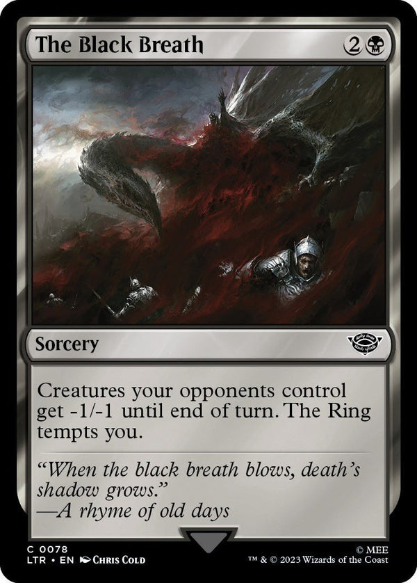 The Black Breath [LTR - 78] - Cartes Sportives Rive Sud