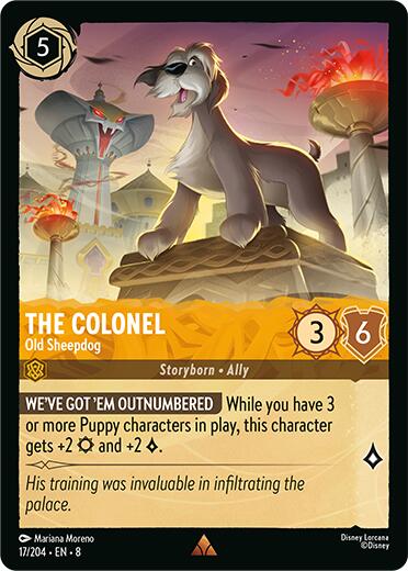 The Colonel - Old Sheepdog [8 - 17/204] - Cartes Sportives Rive Sud