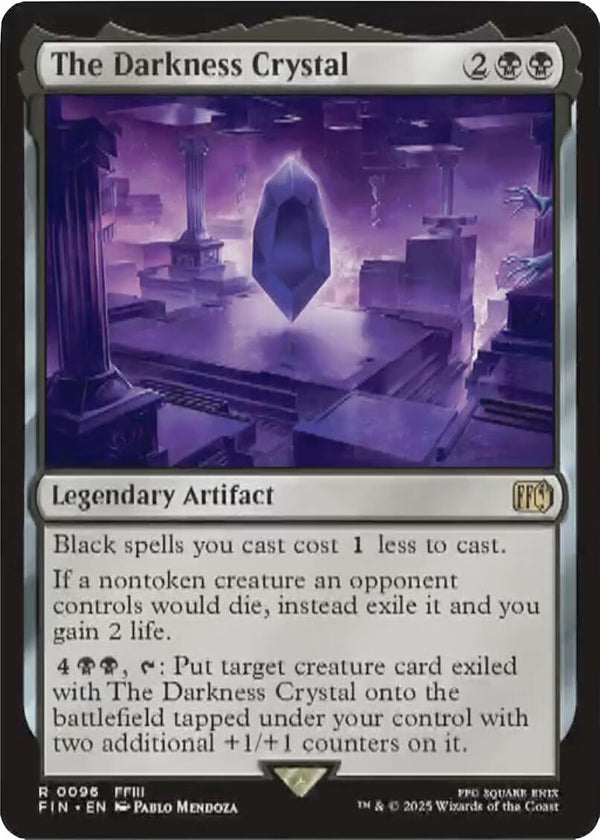 The Darkness Crystal [FIN - 96] - Cartes Sportives Rive Sud