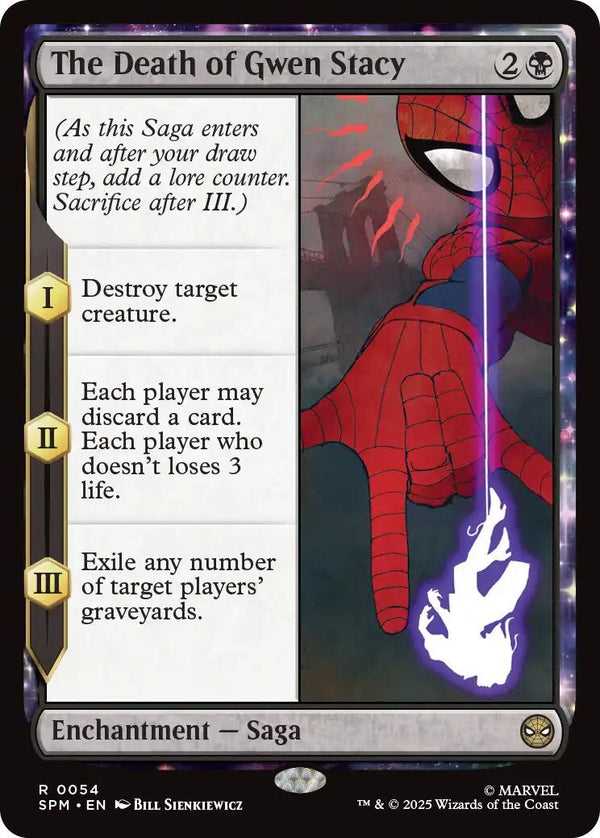 The Death of Gwen Stacy [SPM - 54] - Cartes Sportives Rive Sud