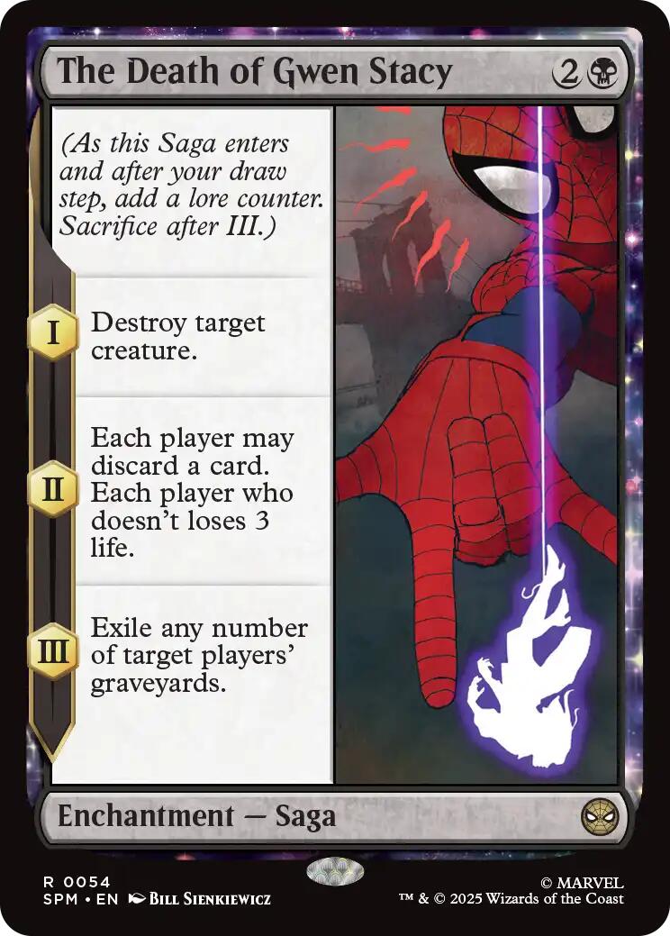 The Death of Gwen Stacy [SPM - 54] - Cartes Sportives Rive Sud