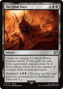 The Final Days [FIN - 101] - Cartes Sportives Rive Sud