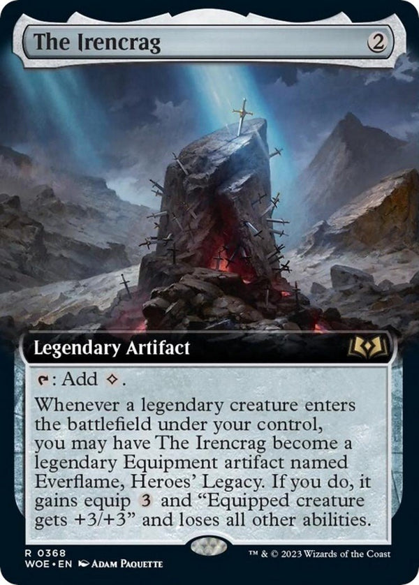 The Irencrag (Extended Art) [WOE - 368] - Cartes Sportives Rive Sud