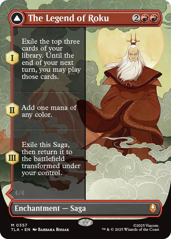 The Legend of Roku (Borderless) [TLA - 357] - Cartes Sportives Rive Sud