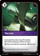The List [UNL - 138/219] - Cartes Sportives Rive Sud
