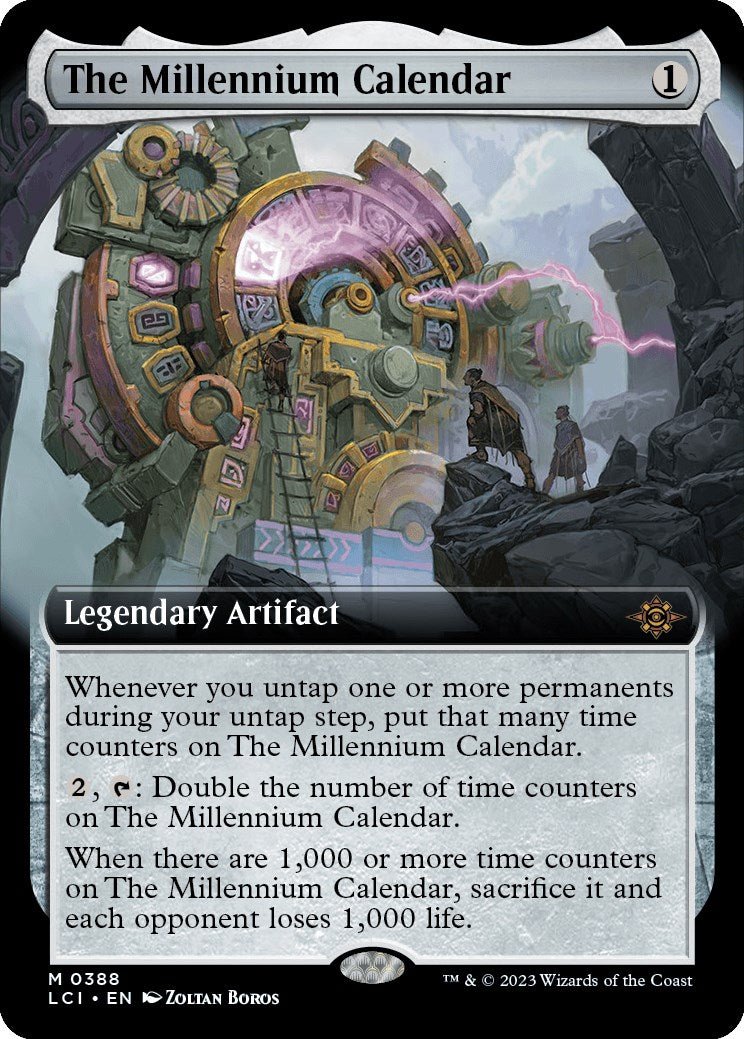 The Millennium Calendar (Extended Art) [LCI - 388] - Cartes Sportives Rive Sud