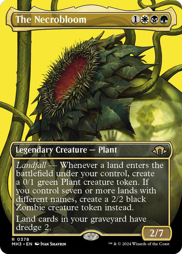 The Necrobloom (Borderless) [MH3 - 378] - Cartes Sportives Rive Sud