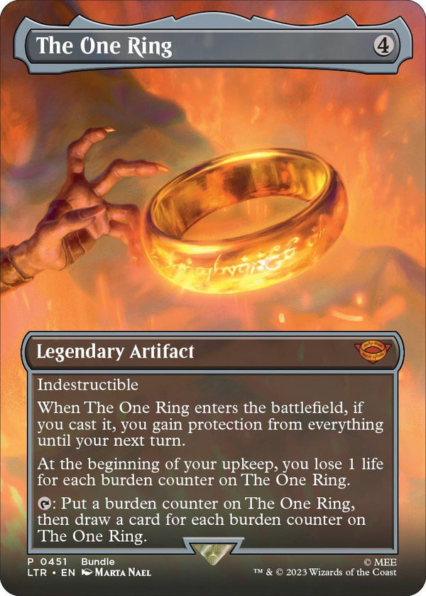 The One Ring (Borderless) (LTR Bundle) [UMP - 451] - Cartes Sportives Rive Sud