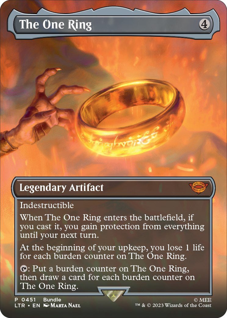 The One Ring (Borderless) (LTR Bundle) [UMP - 451] - Cartes Sportives Rive Sud