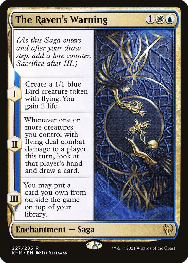 The Raven's Warning [KHM - 227] - Cartes Sportives Rive Sud
