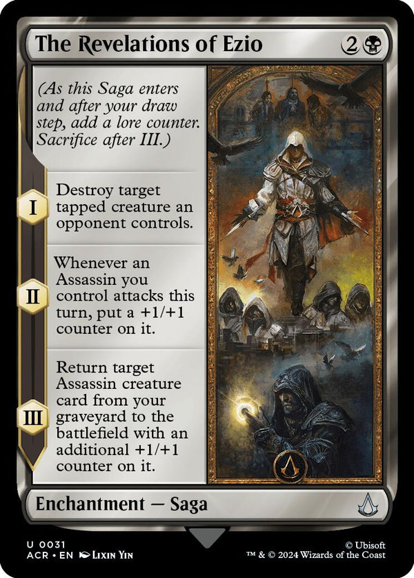 The Revelations of Ezio [ACR - 31] - Cartes Sportives Rive Sud