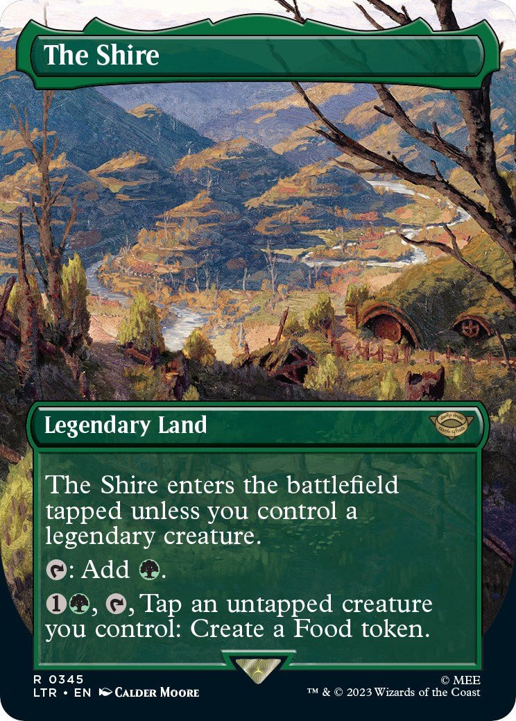 The Shire (Borderless) [LTR - 345] - Cartes Sportives Rive Sud
