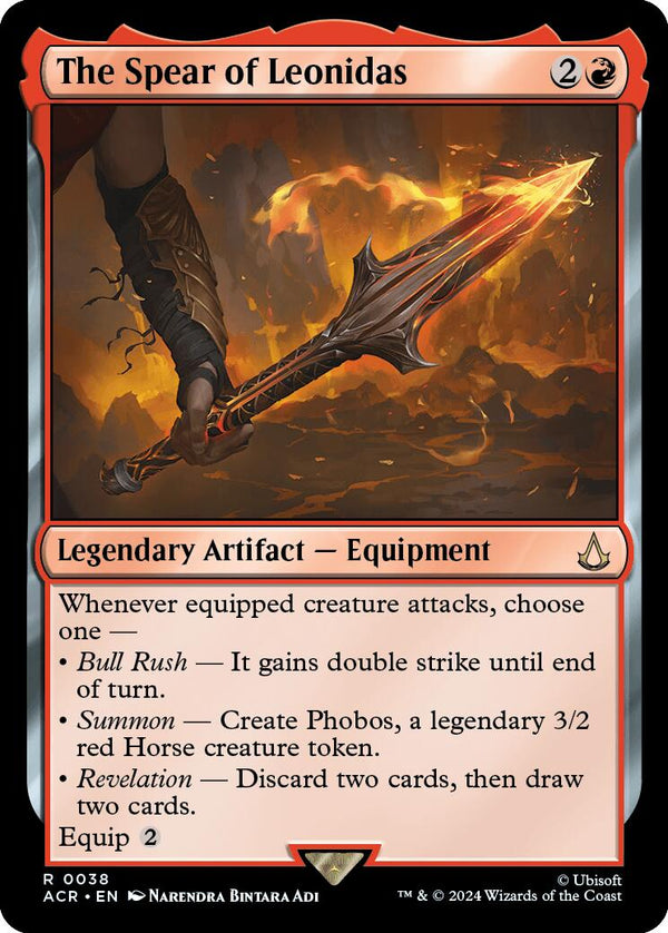 The Spear of Leonidas [ACR - 38] - Cartes Sportives Rive Sud