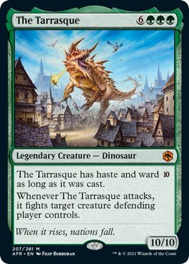 The Tarrasque [AFR - 207] - Cartes Sportives Rive Sud