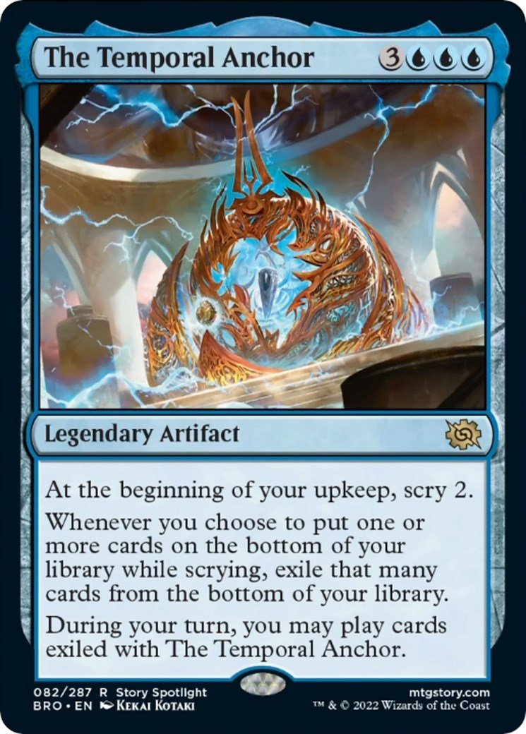 The Temporal Anchor [BRO - 82] - Cartes Sportives Rive Sud