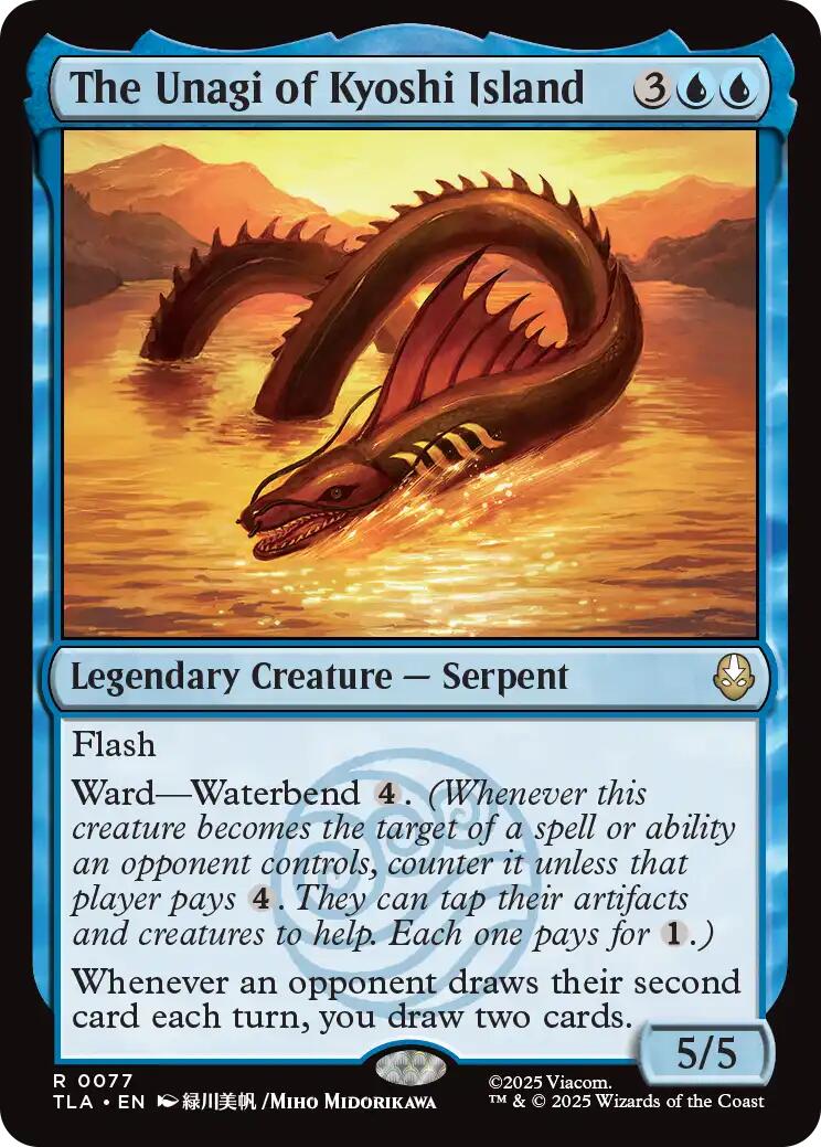 The Unagi of Kyoshi Island [TLA - 77] - Cartes Sportives Rive Sud