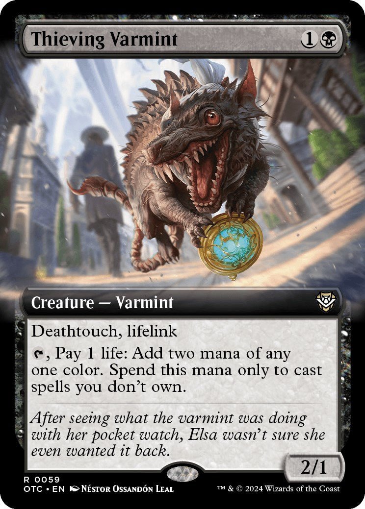 Thieving Varmint (Extended Art) [OTC - 59] - Cartes Sportives Rive Sud
