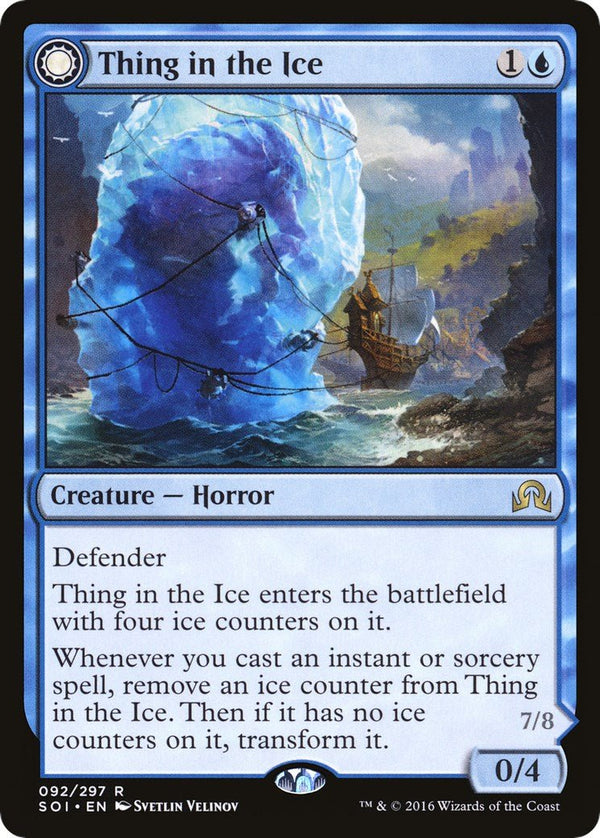 Thing in the Ice [SOI - 92] - Cartes Sportives Rive Sud