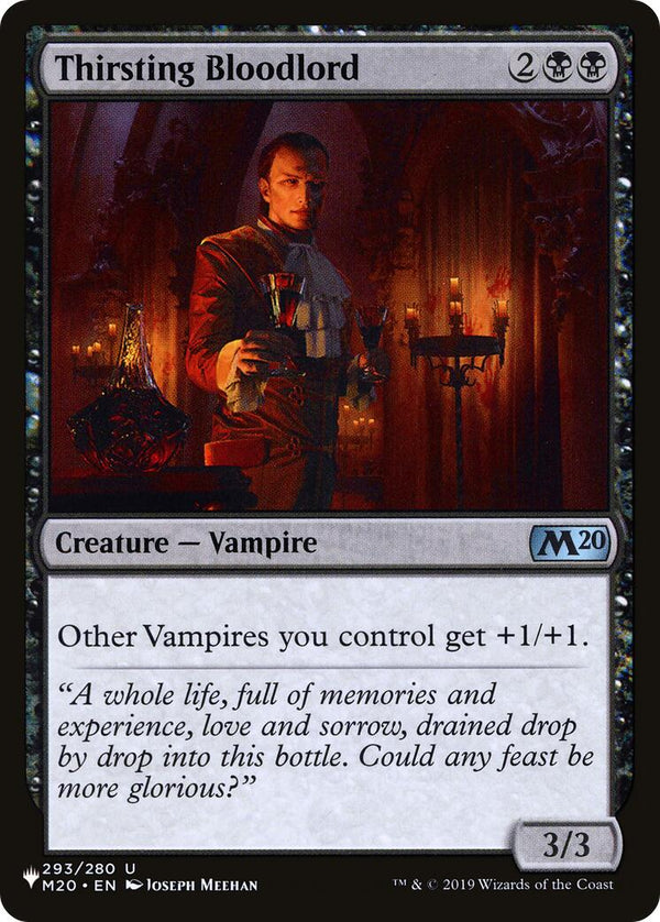 Thirsting Bloodlord [LIST - 293/280] - Cartes Sportives Rive Sud