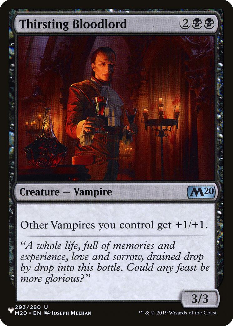 Thirsting Bloodlord [LIST - 293/280] - Cartes Sportives Rive Sud