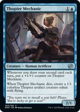 Thopter Mechanic [BRO - 68] - Cartes Sportives Rive Sud