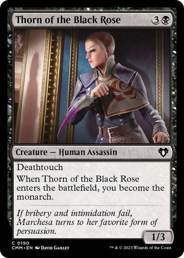 Thorn of the Black Rose [CMM - 190] - Cartes Sportives Rive Sud