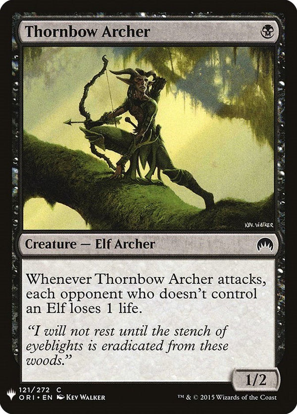 Thornbow Archer [LIST - 121] - Cartes Sportives Rive Sud