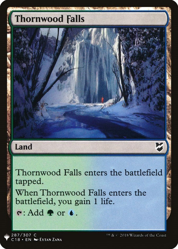 Thornwood Falls [LIST - 287] - Cartes Sportives Rive Sud