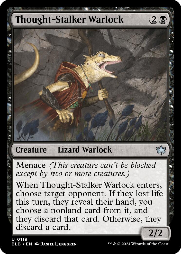 Thought - Stalker Warlock [BLB - 118] - Cartes Sportives Rive Sud