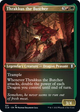 Thrakkus the Butcher (Foil Etched) [CLB - 551] - Cartes Sportives Rive Sud