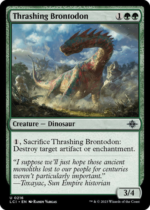 Thrashing Brontodon [LCI - 216] - Cartes Sportives Rive Sud