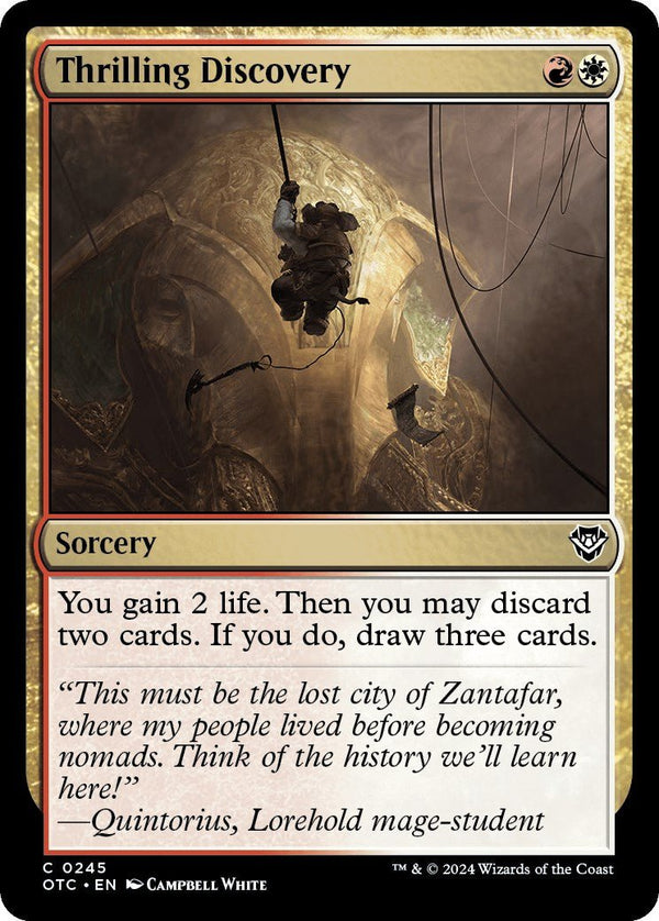 Thrilling Discovery [OTC - 245] - Cartes Sportives Rive Sud