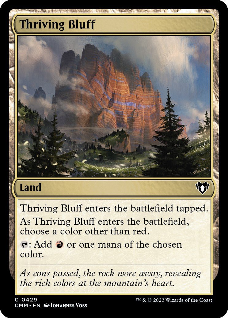 Thriving Bluff [CMM - 429] - Cartes Sportives Rive Sud