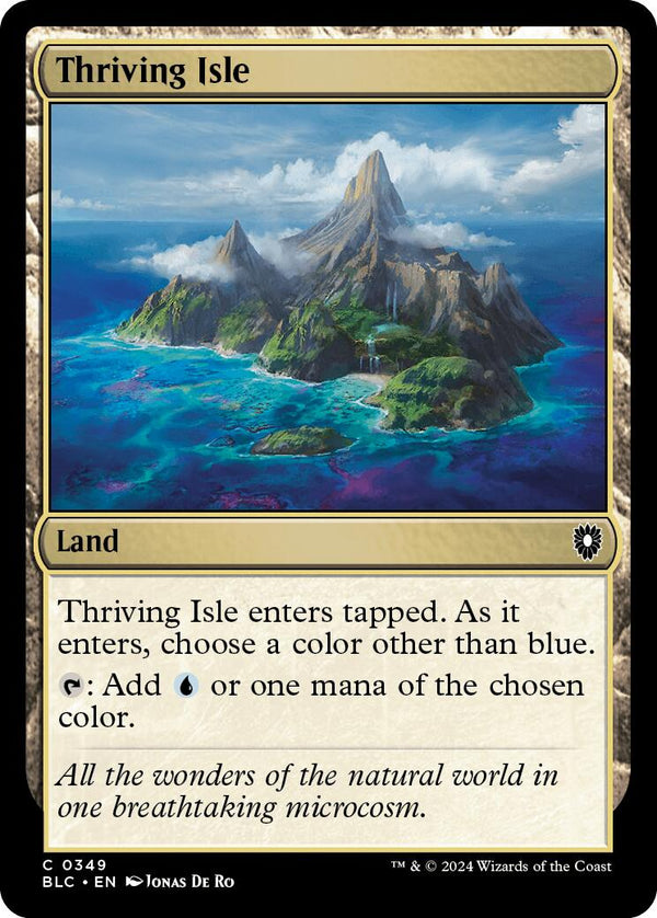 Thriving Isle [BLC - 349] - Cartes Sportives Rive Sud
