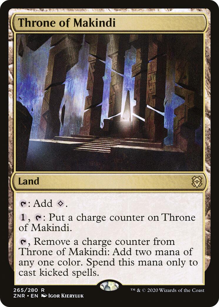 Throne of Makindi [ZNR - 265] - Cartes Sportives Rive Sud